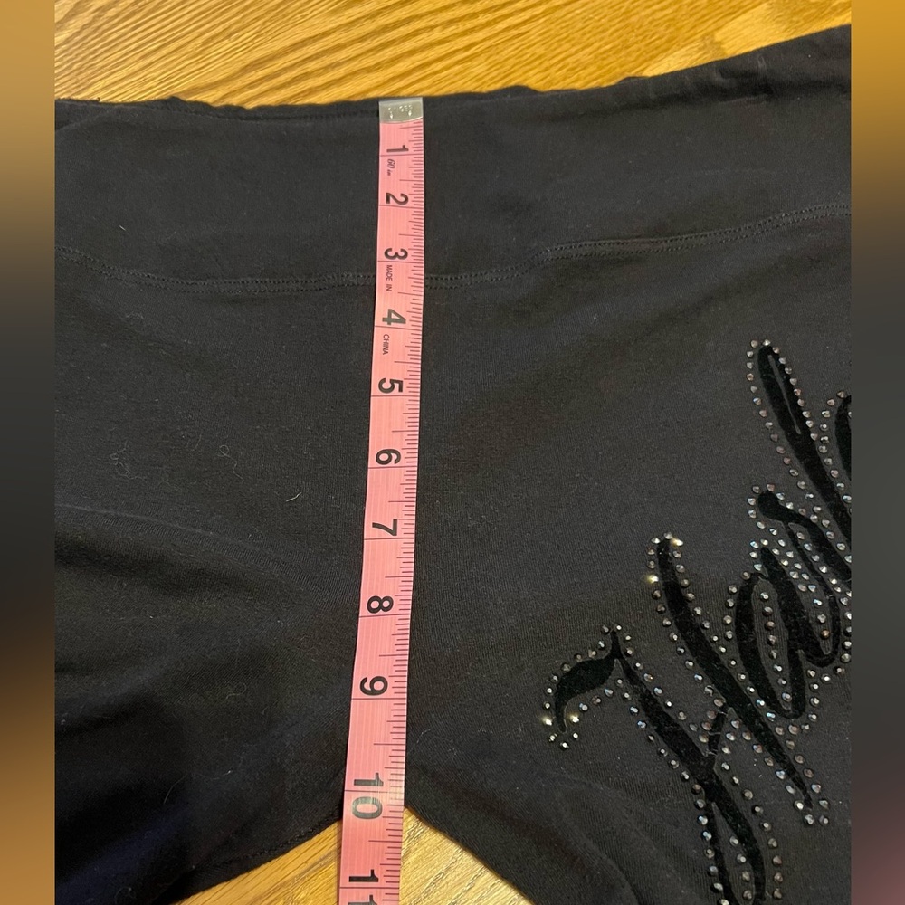 Harley-Davidson® Embellished Logo ‘Spelled Out’ on Black Leggings- XL- 💎 - Picture 7 of 10
